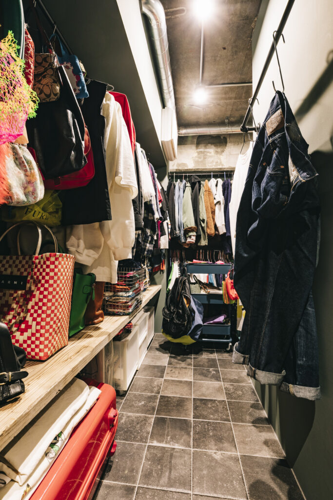 ウォークインクローゼットのリノベーション